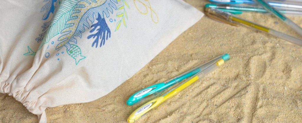 Een strandtasje customiseren met creatieve Signo