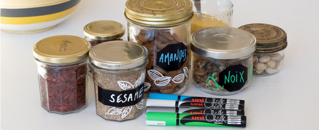 Upcycle je glazen potten dankzij ons nieuwe pack Uni Chalk