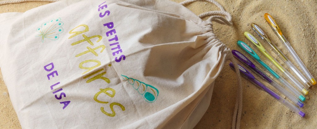 Een stoffen tas customiseren voor kinderuitstapjes