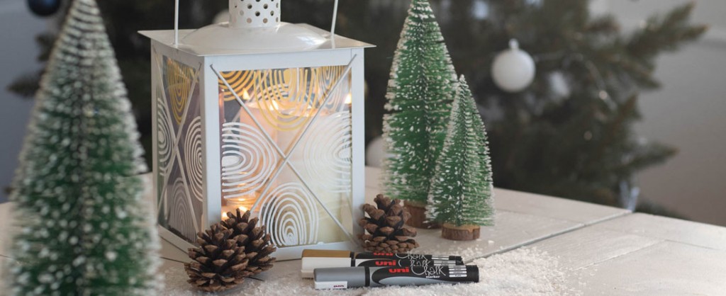 Kerst DIY: Een lantaarn versieren met Chalk markers