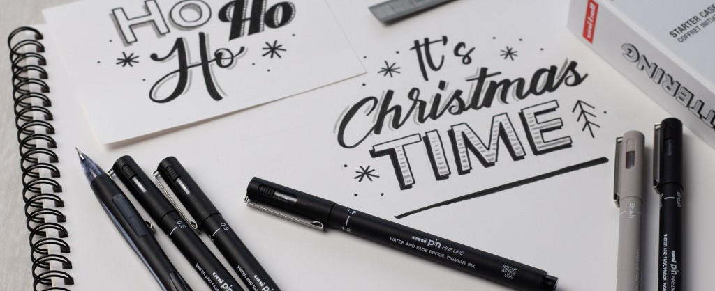 Een compositie creëren met de Uni-Pin Lettering kennismakingskoffer