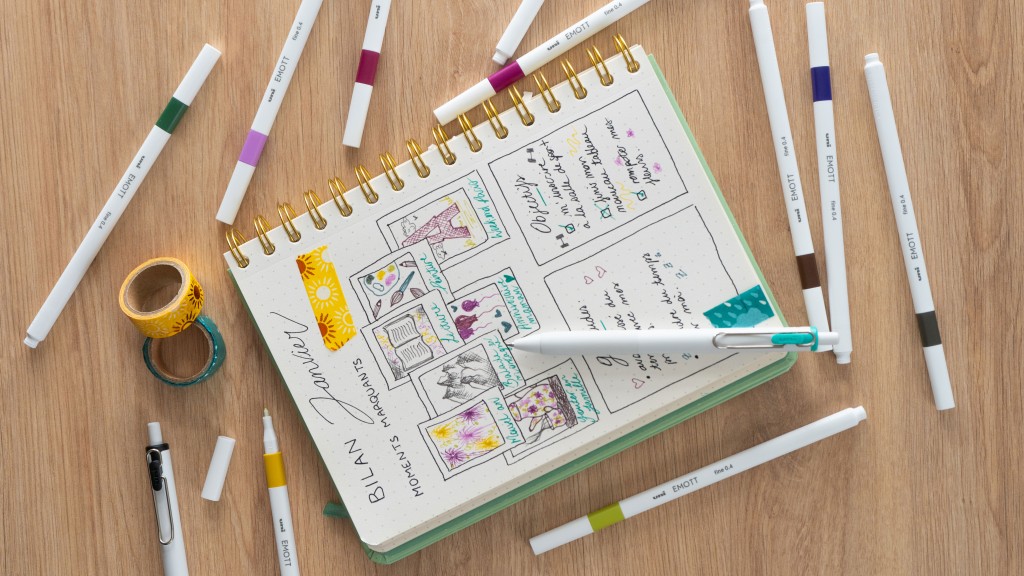 Maak je eigen Bullet Journal met ONE rollerballs en EMOTT viltstiften