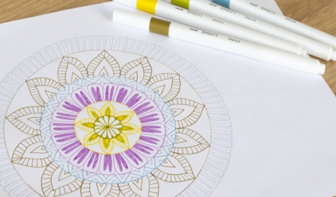 Een mandala leren tekenen