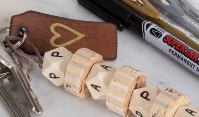 DIY: een sleutelhanger customiseren voor vaderdag