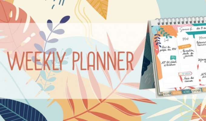 Beheer uw agenda op een creatieve manier dankzij de WEEKLY PLANNER van Uni-ball 