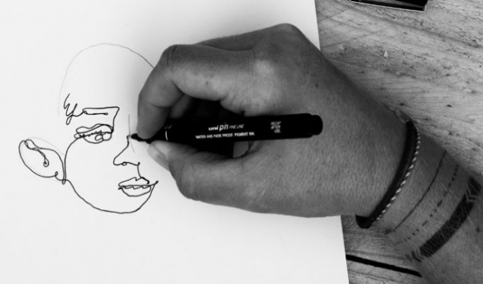 Tutorial: Maak een ‘One Line Drawing’ portret